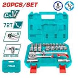 Juego de 20 vasos de 1/2"