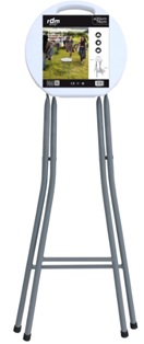 TABURETE PLEGABLE DE RESINA Y ACERO