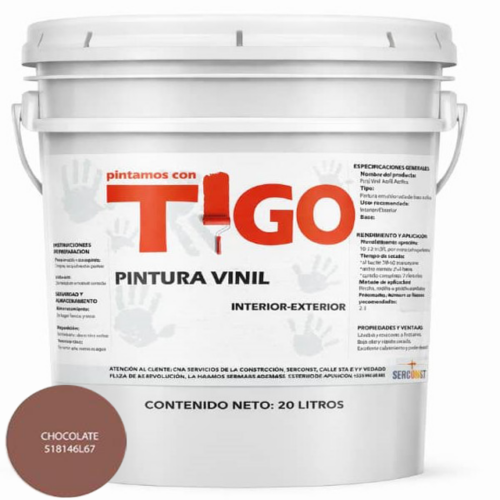 PINTURA LATEX COLOR CARMELITA (TIGO)